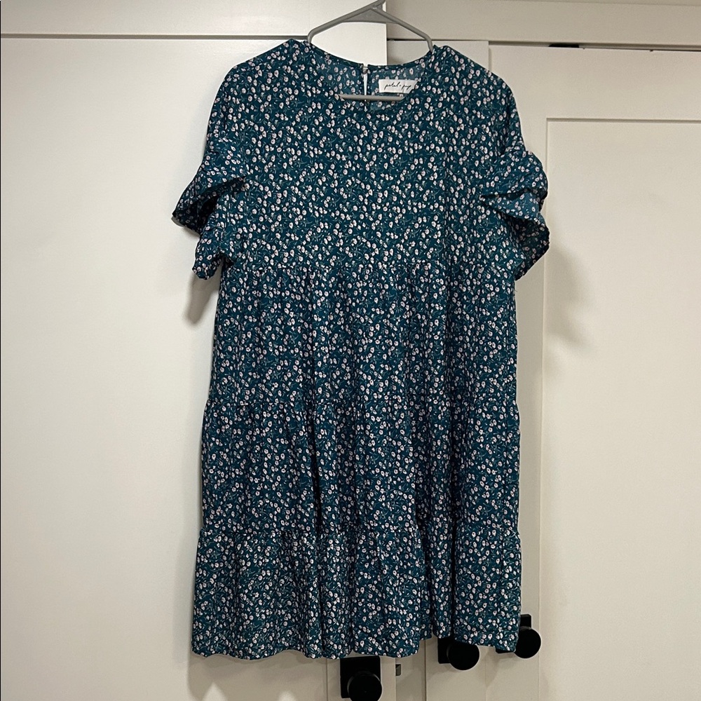 Floral Petal and Pup Dress